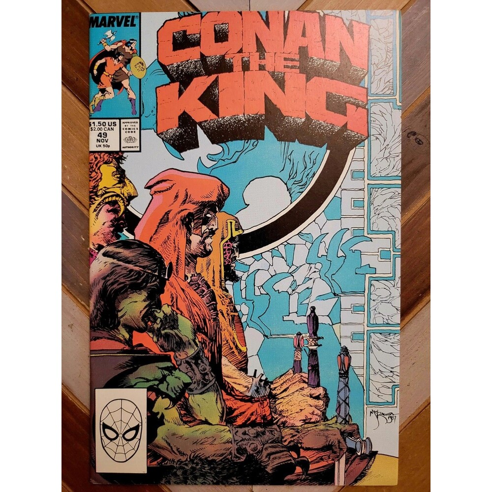 Conan The King #49 (Marvel 1988) "Treachery" Kaluta Cover! Docherty Art (8.0)
